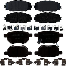 Front and Rear Ceramic Brake Pad Sets Kit Pro For Toyota Pontiac Scion