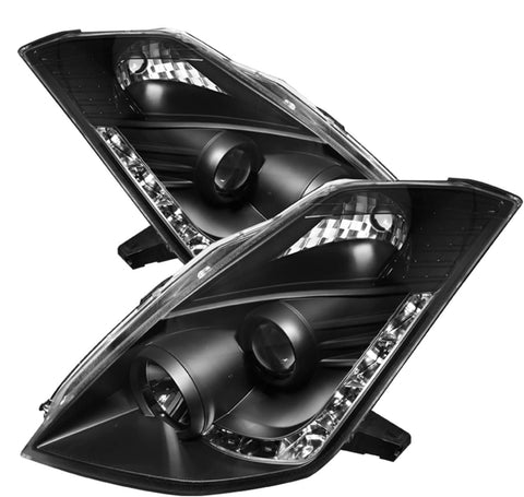 Spyder Auto 5042316 Projector Style Headlights Black/Clear