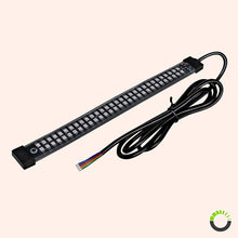 8" Red + Amber LED Motorcycle Turn Signal & Brake Tail Light Strip [IP67 Waterproof] [Dual Row] [RED Tail & Brake] [Amber Sequential Turn Signals] Flexible Tail Light Strip for Motorcycle Trailer ATV