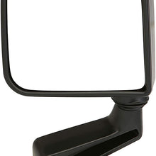Dependable Direct Left Driver Side Black Non-Heated Folding Door Mirror for Jeep Wrangler (1994 1995 1996 1997 1998 1999 2000 2001 2002) - CH1320296