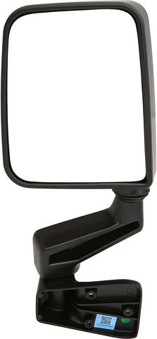 Dependable Direct Left Driver Side Black Non-Heated Folding Door Mirror for Jeep Wrangler (1994 1995 1996 1997 1998 1999 2000 2001 2002) - CH1320296