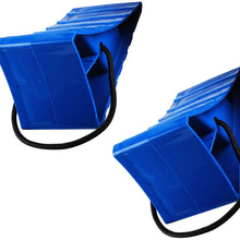 RV Wheel Chocks,Wheel Stoppers Camper Leveler,Leveling Blocks 7.7" L x 3.8" W x 4.3" H (2 Pack)