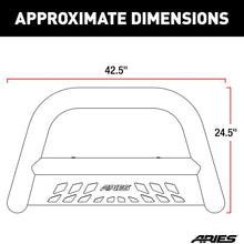 ARIES 35-2009 3-Inch Black Steel Bull Bar Select Toyota Highlander