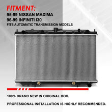 1752 Factory Style Aluminum Radiator Replacement for 95-99 Nissan Maxima/Infiniti I30 AT
