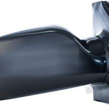Passenger Side Mirror for Toyota Corolla CE (2003 2004 2005 2006 2007 2008) Smooth Black Power Adjusting Non-Heated Non-Folding Outside Right Rear View Replacement Door Mirror - TO1321178