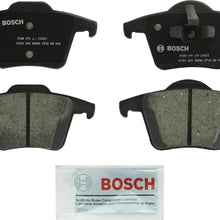 Bosch BC980 QuietCast Premium Ceramic Disc Brake Pad Set For 2003-2014 Volvo XC90; Rear