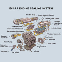 ECCPP Engine Replacement Head Gasket Set for 07-12 N-iss-an Sentra Versa Cube 1.8L 2.0L MR18DE MR20DE Engine Head Gaskets Kit