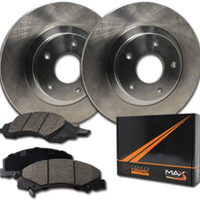 Max Brakes Front Premium Brake Kit [ OE Series Rotors + Ceramic Pads ] KT005541 | Fits: 2003 03 2004 04 2005 05 2006 06 Toyota Matrix