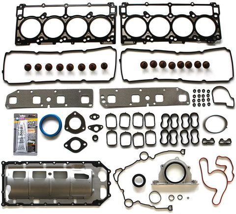 ECCPP Full Head Gasket Set for Dodge for Ram 1500 for Jeep for Chrysler 2003-2008 5.7L Automotive Replacement Engine Full Gasket Head Kits