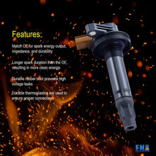 ENA Pack of 6 Ignition Coils Compatible with Ford Lincoln - Explorer Expedition F-150 Flex MKS MKT Transit Interceptor Taurus Navigator - V6 3.5L C1814 DG549 UF646