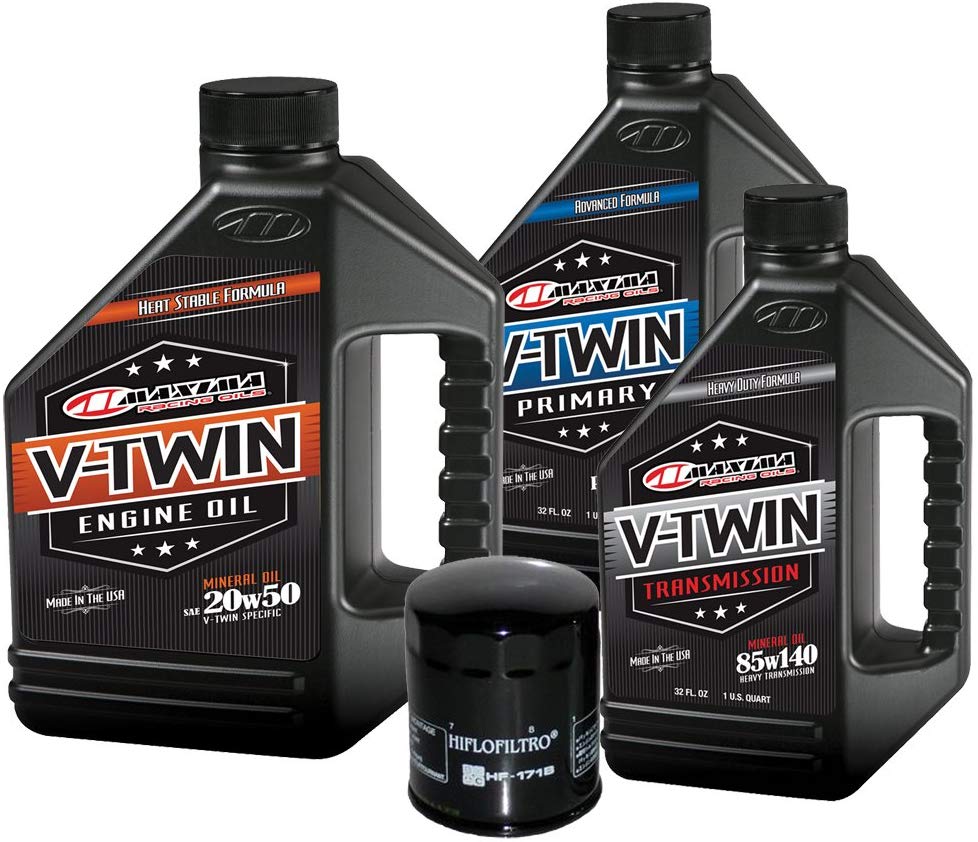 MaximaHiflofiltro VTTOCK03 Complete Engine Oil Change Kit for V-Twin Harley Davidson Twin Cam, 6 Quart