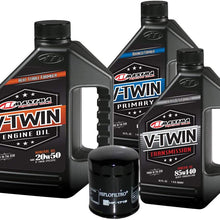 MaximaHiflofiltro VTTOCK03 Complete Engine Oil Change Kit for V-Twin Harley Davidson Twin Cam, 6 Quart
