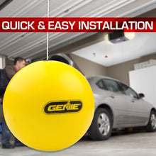 Genie Yellow Perfect Stop Parking Aid – Retractable Ball Compatible with All Garage Door Openers-GPS-R, one Size