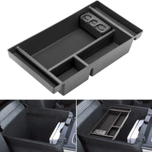 Center Console Organizer for 2019 Chevy Silverado 1500 / GMC Sierra 1500 and 2020 Chevy Silverado/GMC Sierra 1500/2500 HD/3500 HD ABS Tray Armrest Secondary Storage (Full Console w/Bucket Seats ONLY)