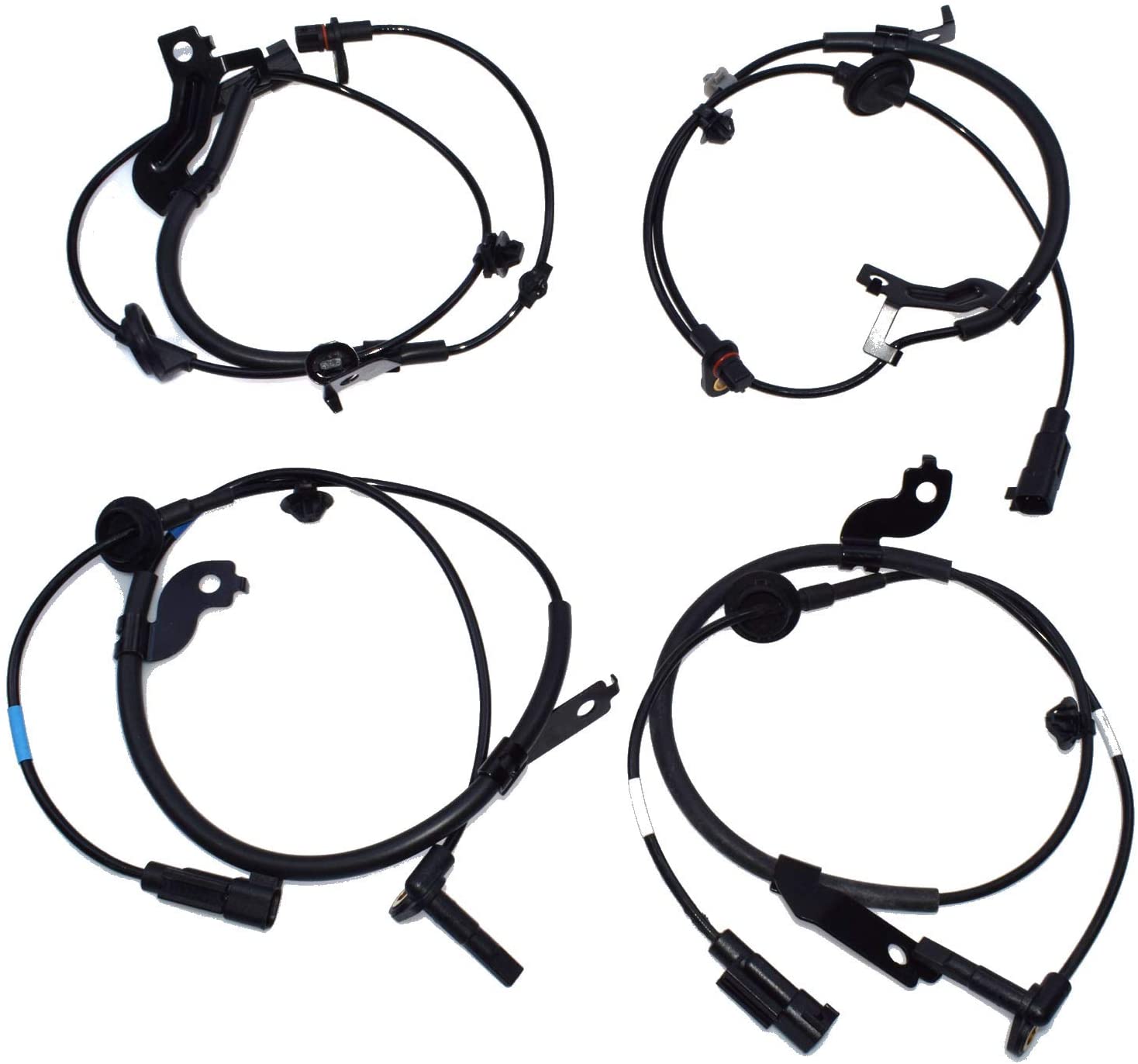 Front Rear ABS Wheel Speed Sensors set of 4 New 5S11132 For Mitsubishi Outlander Lancer 2007-2012
