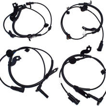 Front Rear ABS Wheel Speed Sensors set of 4 New 5S11132 For Mitsubishi Outlander Lancer 2007-2012
