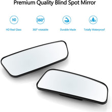 Blind Spot Mirror for Cars LIBERRWAY Car Side Mirror Blind Spot Auto Blind Spot Mirrors Wide Angle Mirror Convex Rear View Mirror Stick on Design Adjustable