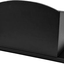 topfit Rear Center Storage Box for Tesla Model X, Seat Back Center Container for Tesla Black