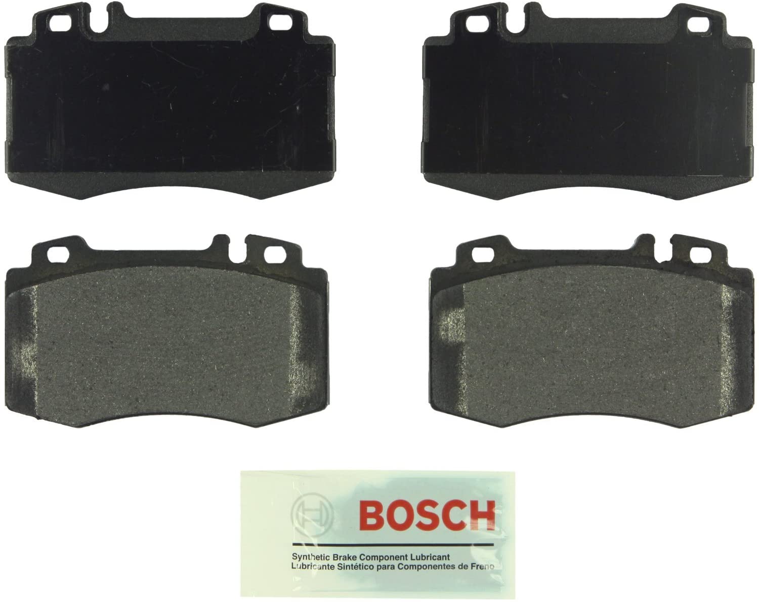 Bosch BE847 Blue Disc Brake Pad Set for Select Mercedes-Benz CL500, CL55, CLS500, E55, E550, ML430, ML500, ML55, S500, S55, S600, SL500, SL550, SL600, SLK350, SLK55 - FRONT