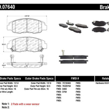 StopTech 309.07640 Street Performance Front Brake Pad