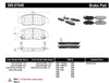 StopTech 309.07640 Street Performance Front Brake Pad