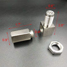 90 Degree Real Mini Catalytic Converter Oxygen O2 Sensor Socket (304 Stainless Steel)