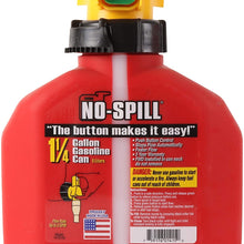 No-Spill 1415 1-1/4-Gallon Poly Gas Can (CARB Compliant)