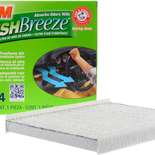 FRAM Fresh Breeze Cabin Air Filter Replacement for Car Passenger Compartment w/Arm and Hammer Baking Soda, Easy Install, CF8644A for Select Volkswagen and Audi Vehicles , white