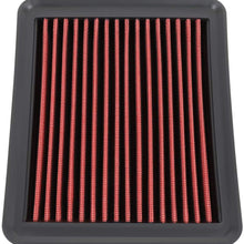 Red Washable Drop-In Air Filter Panel Replacement for Honda Accord 18-20