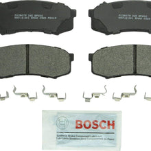 Bosch BP606 QuietCast Premium Semi-Metallic Disc Brake Pad Set For: Lexus GX460, GX470, LX450; Toyota 4Runner, FJ Cruiser, Land Cruiser, Sequoia, Rear
