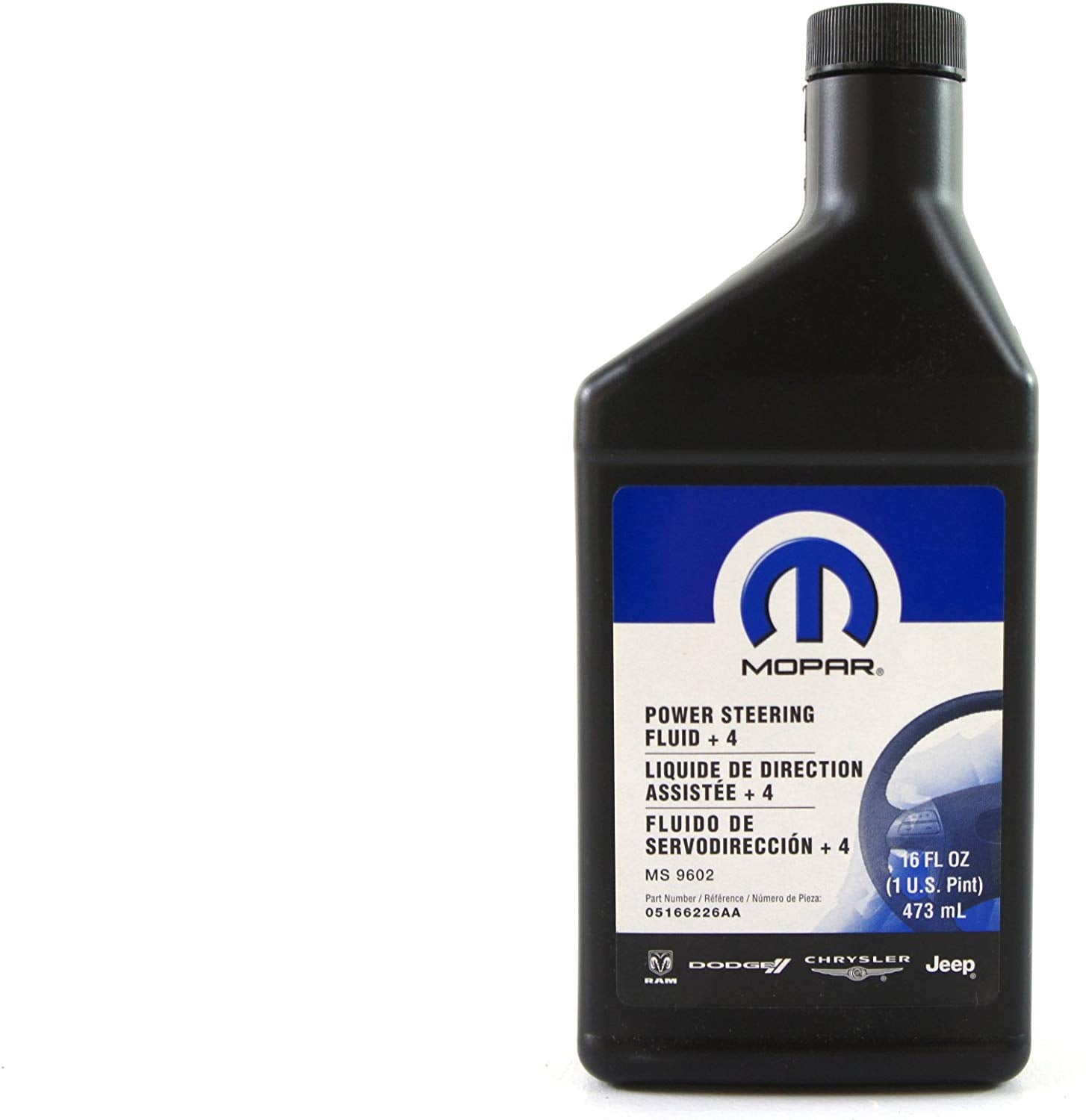 Genuine Mopar Fluid 5166226AA +4 Power Steering Fluid - 1 Pint - 68218064AA