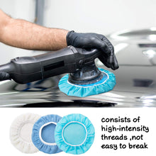 20 Pieces Car Polisher Pad Bonnet Microfiber Max Baxer Bonnet Polishing Bonnet Buffing Pad Cover (5-6 Inches)