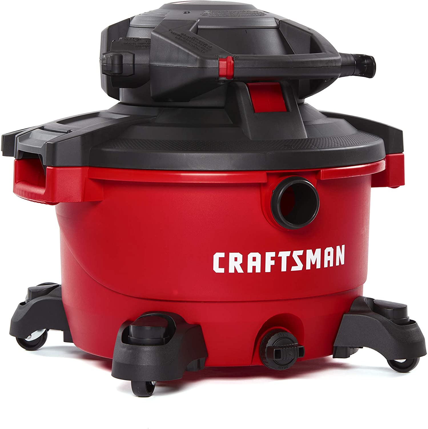 CRAFTSMAN CMXEVBE17606 12 gallon 6 Peak Hp Wet/Dry Vac with Detachable Leaf Blower, Portable Shop Vacuum with Attachments