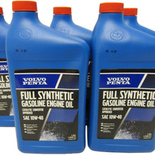 Volvo Penta OEM Synthetic Engine Oil 10w-40 Quart 32oz Qt 21681794 Pack of 5