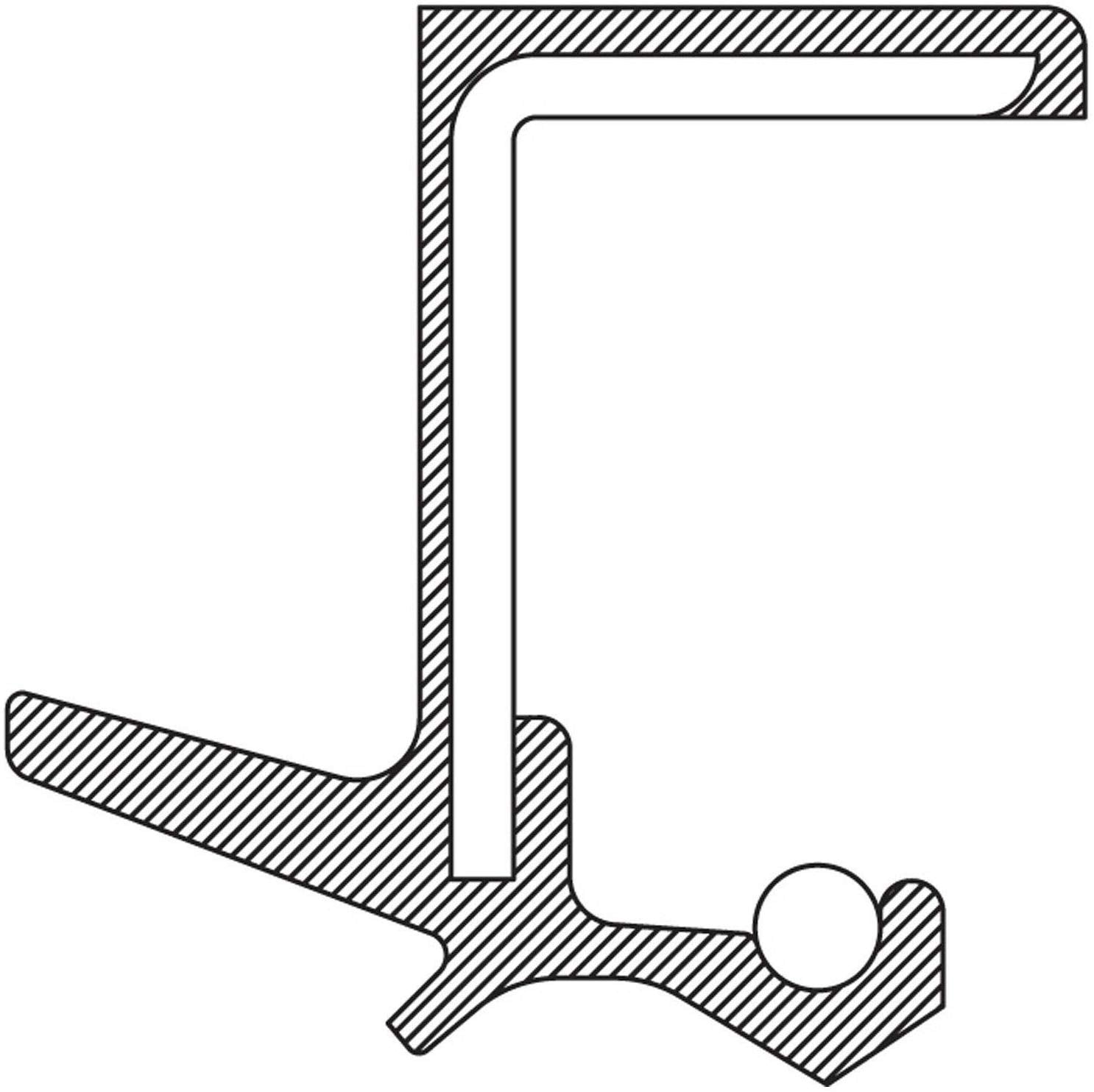 National 710715 Auto Trans Output Shaft Seal