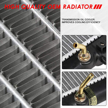 Replacement for 05-07 Honda Accord V6 Hybrid 1-1/4 inches Inlet OE Style Aluminum Direct Replacement Racing Radiator