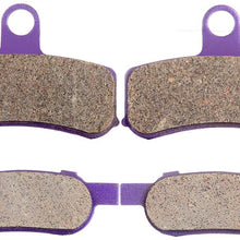 ECCPP FA457 Brake Pads Front and Rear Carbon Fiber Replacement Brake Pads Kits Fit for 2008-2011 Harley-Davidson