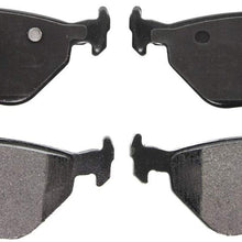 Wagner QuickStop ZX763 Semi-Metallic Disc Pad Set, Rear