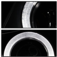 Spyder Auto 5010780 LED Halo Projector Headlights Black/Clear
