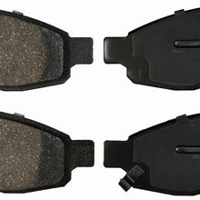 KFE KFE1015-104 Ultra Quiet Advanced Premium Ceramic Brake Pad Front Set Compatible with: 2004-2007 Nissan Titan, 2005-2006 Armada; 2004-2005 Infiniti QX56