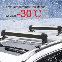 Bonnlo 31" Ski Snowboard Car Racks Fits 4 Pairs of Skis or 2 Snowboards, Aviation Aluminum Universal Lockable Ski Roof Carrier Fit Most Vehicles Equipped Cross Bars