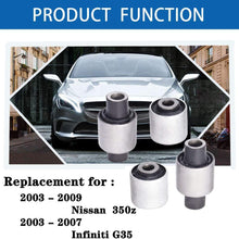 labwork Front Lower Control Arm Bushings Set Replacement for 2003-2009 Nissan 350Z 2003-2007 Infiniti G35