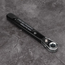 Suuonee Side Terminal Wrench, 5/16" 6 Point End Insulated Handle Side Terminal Battery Ratchet Wrench Auto Repair Tool