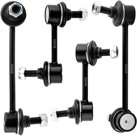 BOXI K90456 K90457 K750152 K750153 (Set of 4) Front & Rear + Left & Right Side Sway Stabilizer Bar End Link Kit Replacement for Acura TSX 2009 2010 2011 2012 2013 2014 / Honda Accord 2008-2012