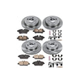 Autospecialty KOE6298 Daily Driver 1-Click OE Replacement Front/Rear Brake Kit