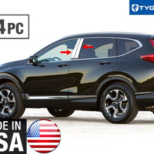Tyger Auto Made in USA! Works with 2017-2018 Honda CR-V Chrome Stainless Steel Pillar Post 4PC Set