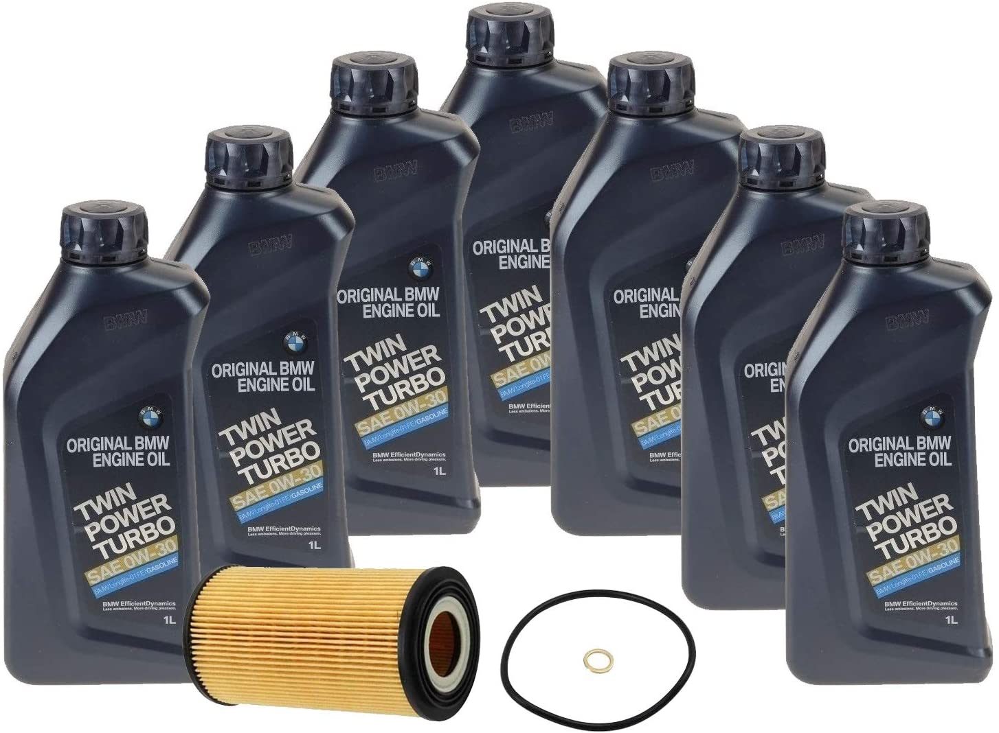 Genuine 0W-30 7 Liter Oil Change Kit For BMW E39 M5 S62 Engine 00-03