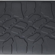 Boomerang Tire Tread Armpad for 2007-2010 Jeep Wrangler JK - Center Console Armrest Cover