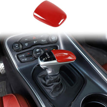 Voodonala for Challenger Charger Gear Shift Trim Knob for 2015-2020 Dodge Challenger Charger, ABS Navy Blue Carbon Fiber