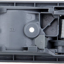 ECCPP Door handles Interior Inside Inner Front Driver Passenger Side Replacement for 2001 2002 2003 2004 Toyota Tacoma Gray(2pcs)